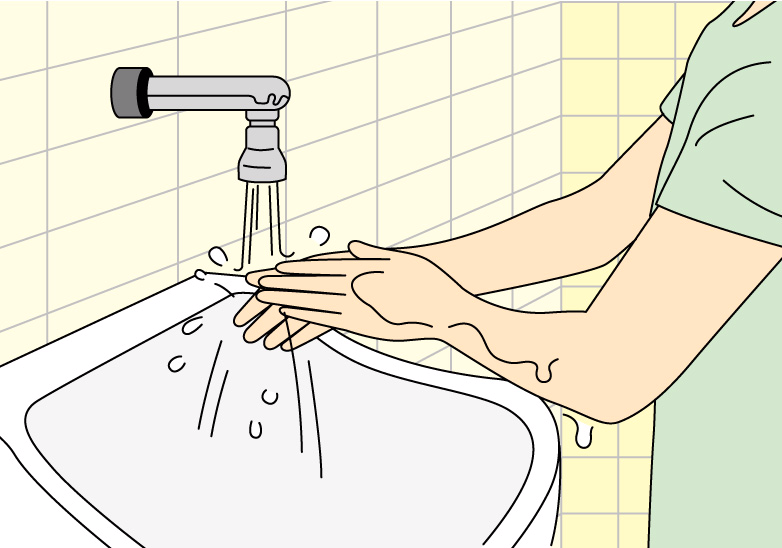 健栄製薬 アルコール擦式製剤を使用した手術時の手洗い例 感染対策 手洗いの消毒用エタノールのトップメーカー