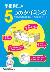 健栄製薬 お役立ちツール 掲示用ポスター 感染対策 手洗いの消毒用エタノールのトップメーカー