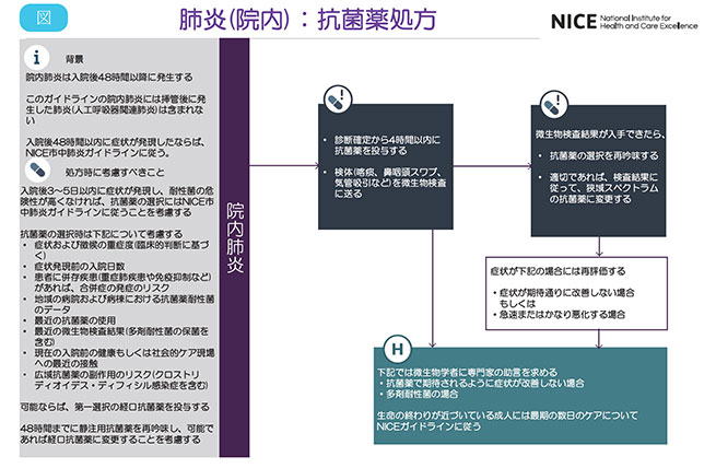 図:肺炎（院内）:抗菌薬処方