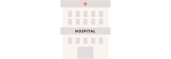 病院の画像