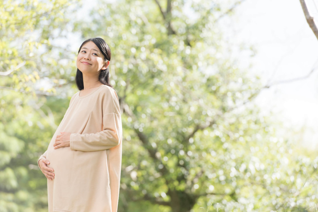 妊娠中の女性