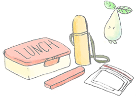 ハッカ油のおしぼりの作り方のイメージイラスト