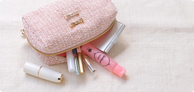 化粧ポーチにも