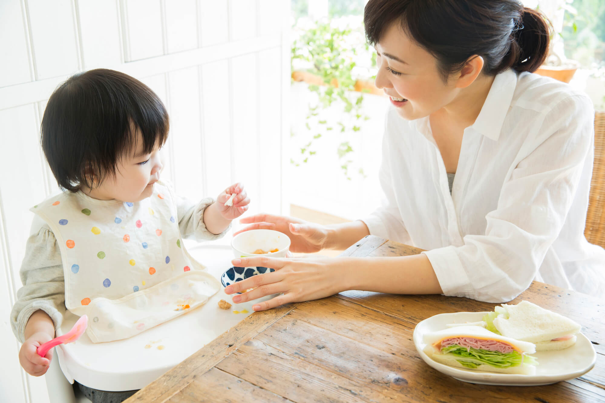 母と子